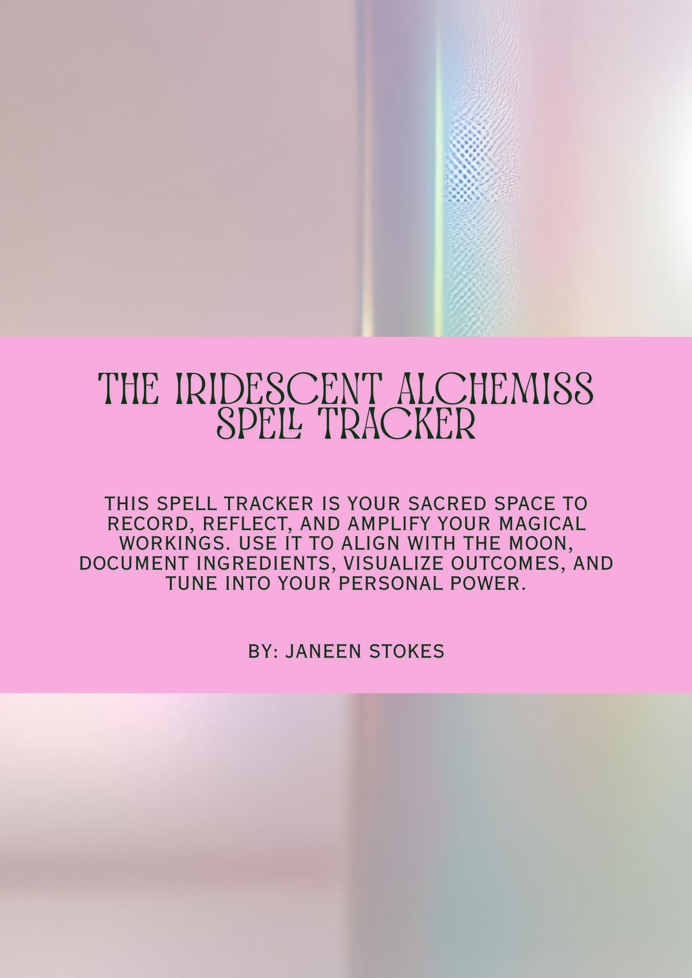 The Iridescent AlcheMiss Spell Tracker